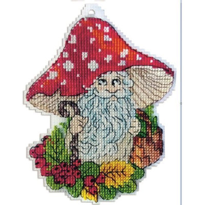 Amanita Counted Cross Stitch Kit by Alisena 8091A