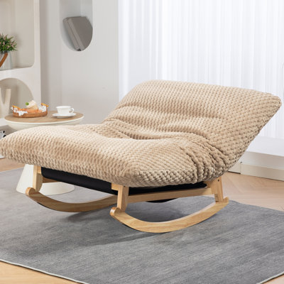 41.3'' Wide Oversized Comfy Cloud Rocking Chair