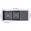 VidaXL Kitchen Sink Undermount Sink with Strainer Stainless Steel Sink Square-63662724