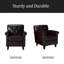 Fauteuil club capitonné