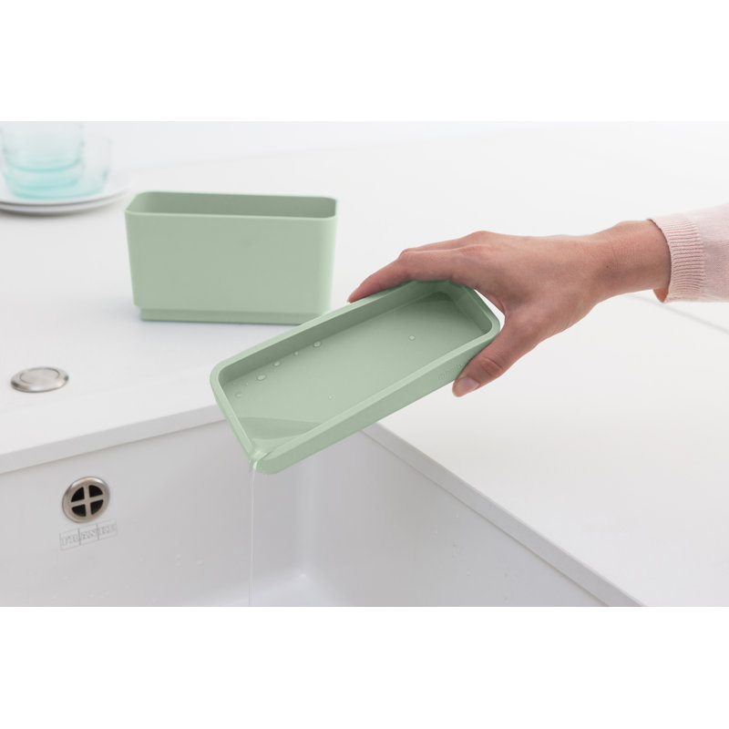 Organisateur de chariot en plastique pour évier Brabantia, Vert jade