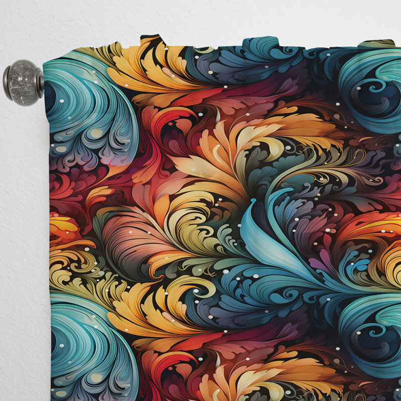 Celestial Whirls Paisley, L 52 po x L 90 po