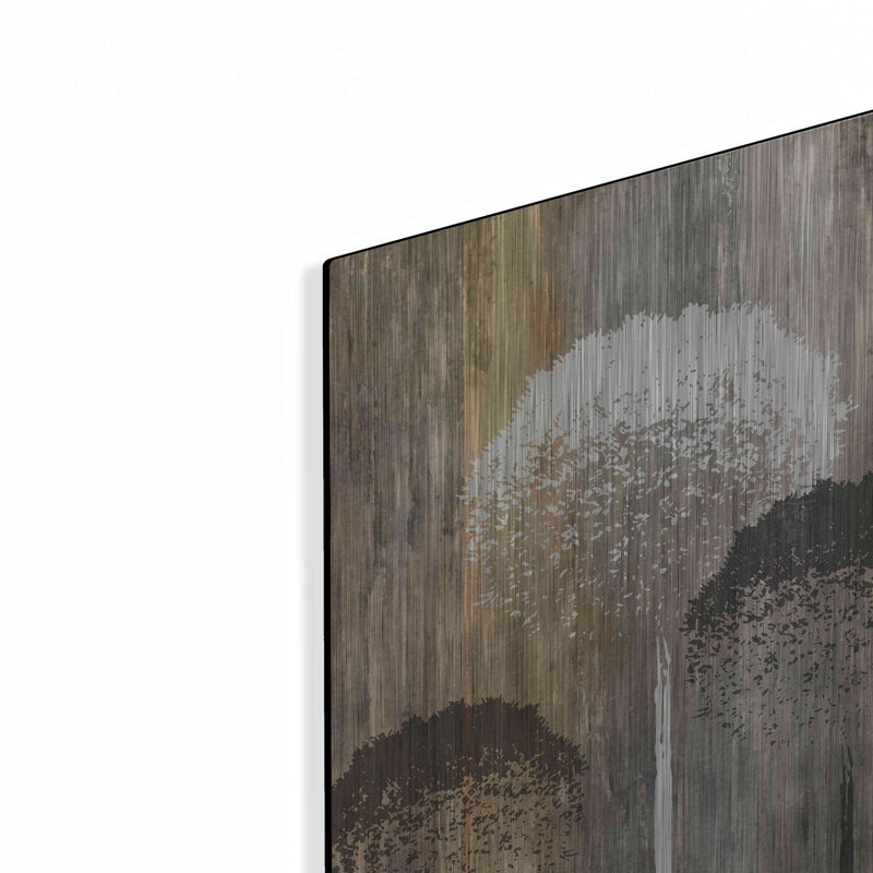 «Rustic Garden I» par James Burghardt, art mural en métal, H 16 po x l 12 po