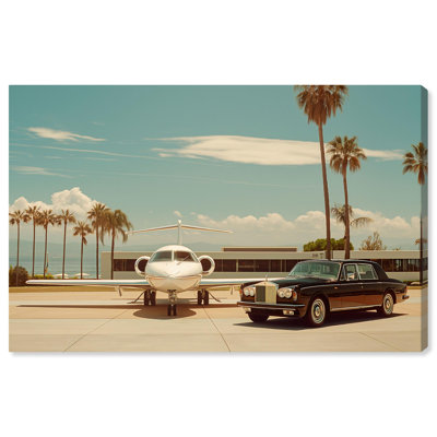 Art Remedy Retro Photography Canvas, Sky Meets the Road