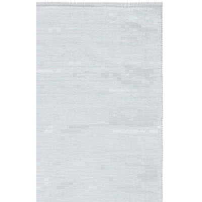 Tapis de couleur unie en coton tissé à plat Montauk