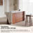78.74"Open-style kitchen island table with integrated functionality-671840119