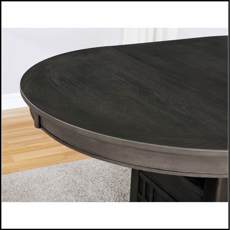 Table de salle à manger Lavon, Gris, H 36 po x L 60 po x l 42 po, Gris