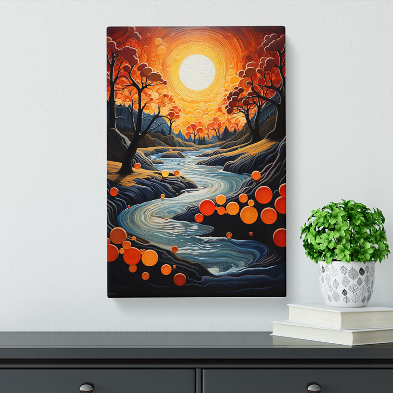 River Orphism - Wrapped Canvas, 50cm H x 35cm W x 3cm D