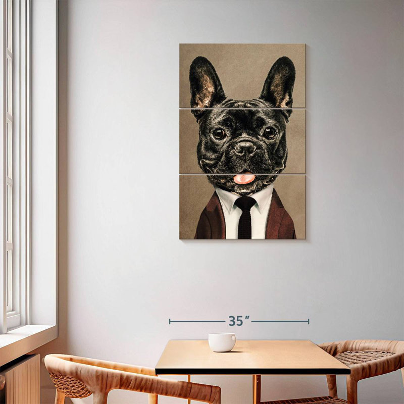 Ketti Gentleman Bulldog, H 57 po x l 36 po