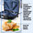Granitestone Sandwich Maker, Toaster & Electric Panini Grill with Ultra Nonstick Mineral Surface