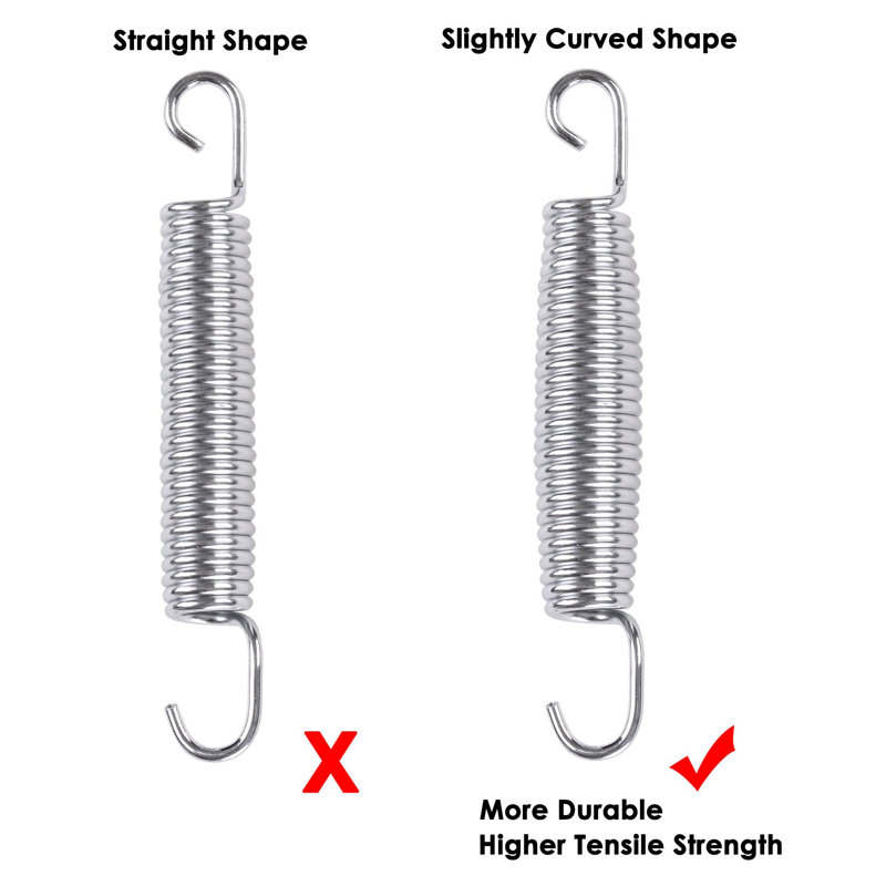 Yes Trampoline Springs Ressorts de rechange en acier galvanisé robuste Accessoires de trampoline Pièces de trampoline, 60