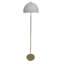 Borkoski 151cm Polished Brass Plate Traditional Floor Lamp