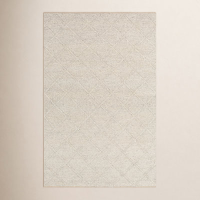 White Flatweave Oriental Rug