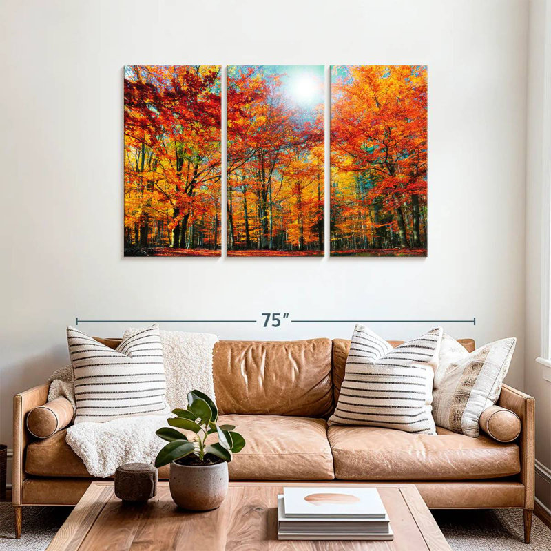 Hêtre Alvord saison d'automne, H 36 po x l 57 po