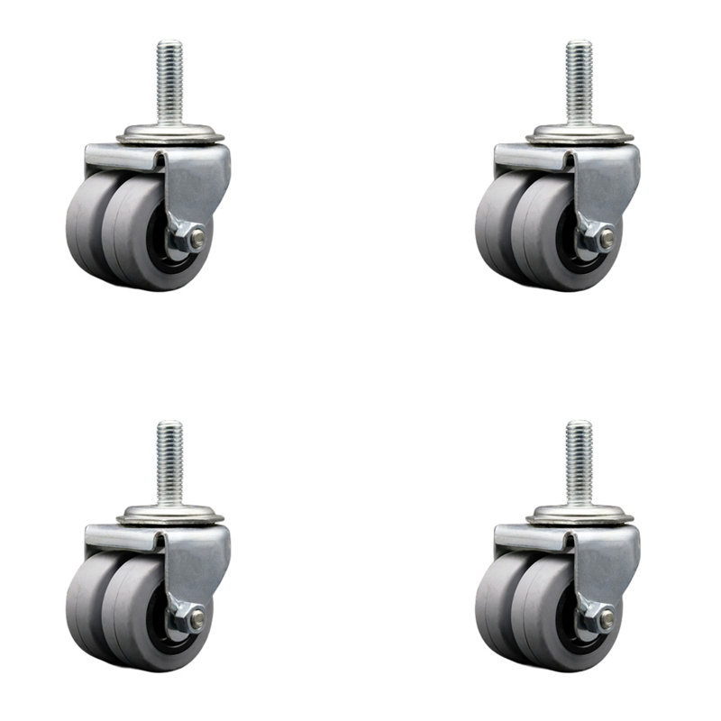 Low Profile Thermoplastic Caster