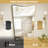Rectangle Scalloped Metal Flat Wall Mirror-53649758-53649757