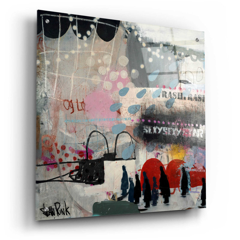 Voyage par Punk - peinture sans cadre, H 24 po x l 24 po x P 0,2 po