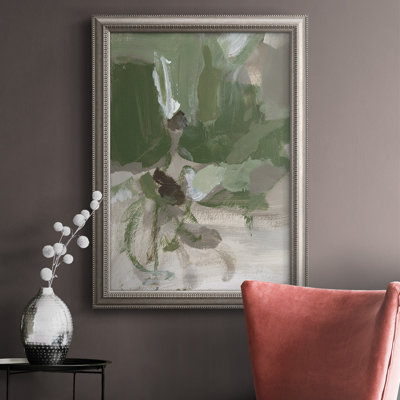 Thé vert II - peinture sur toile encadrée