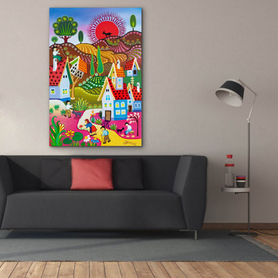 Epic Graffiti 'Chocolate Hills'  by Koday Canvas Wall Art, 40" x 60"