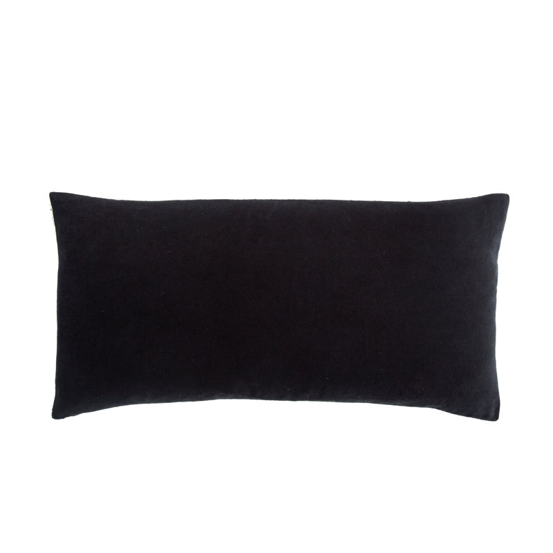 Saxon Stripe Cotton Lumbar Pillow, 14" x 40", Pillow Cover Only - No Insert