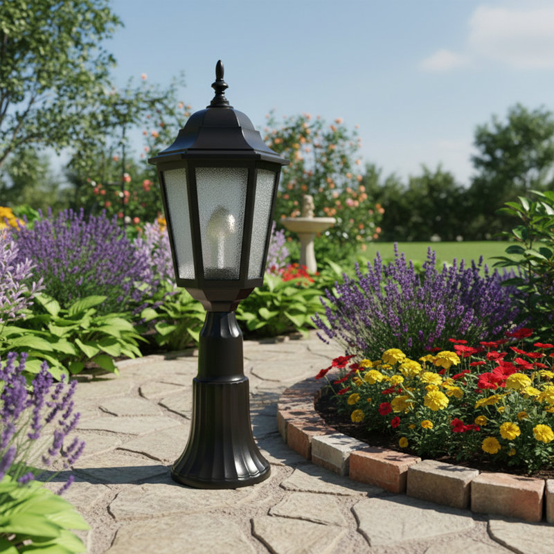 Lycius 1-Light Outdoor Pier Mount Light