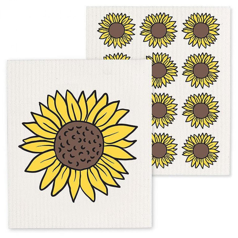 Sunflowers Dishcloth