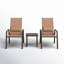 Ensemble de conversation de patio 3 pièces avec dossier réglable noir-453684242-453684241