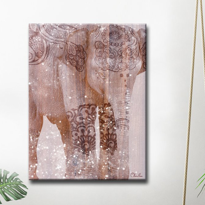 Impression sur toile tendue, "Wild zen III", H 16 po x l 12 po