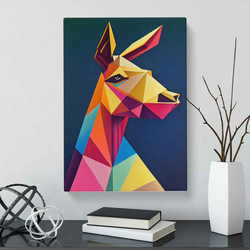 Donkey Hypreprism - Wrapped Canvas, 76cm H x 50cm W x 3cm D