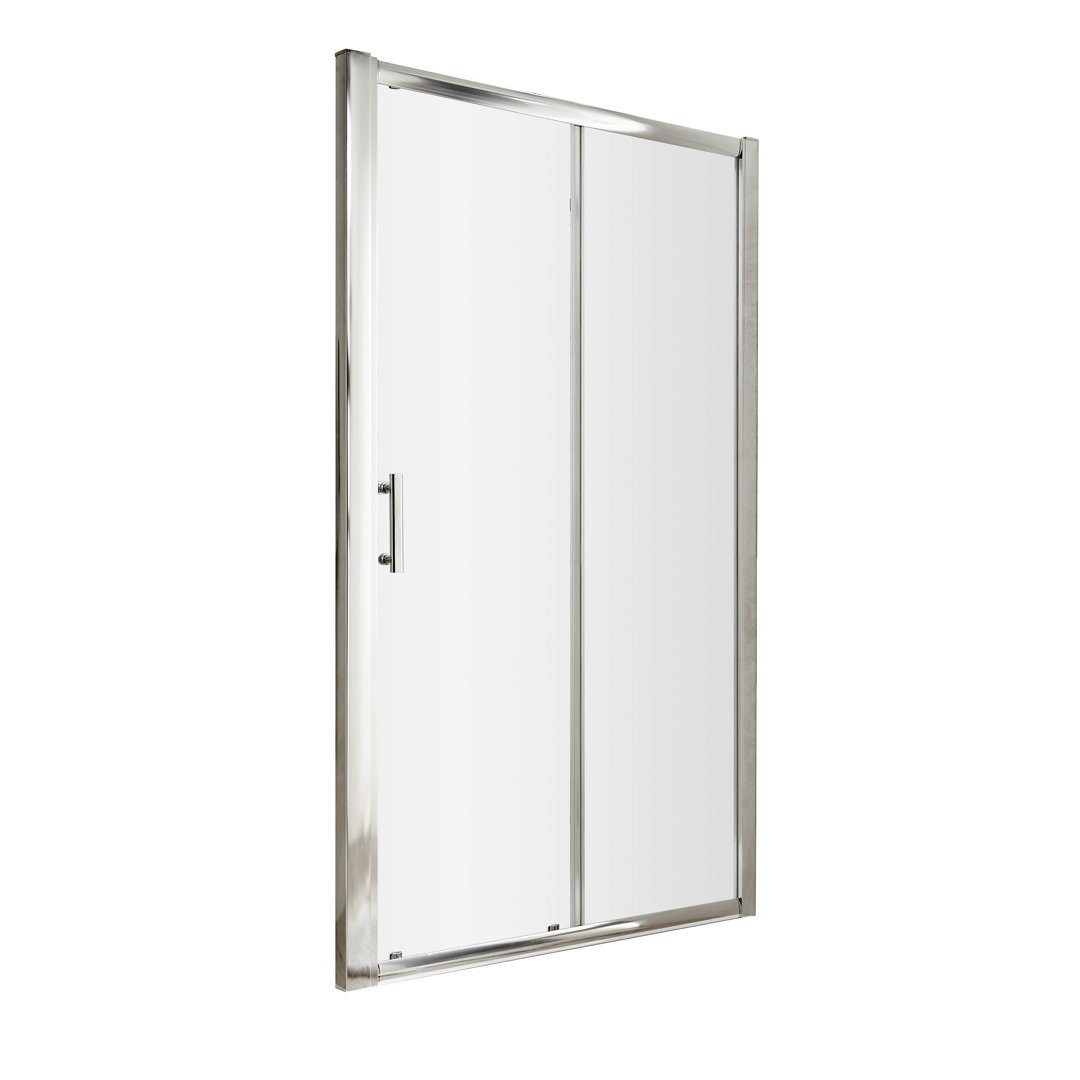 Pacific Sliding Door Semi-Frameless Tempered Glass Single Shower Door