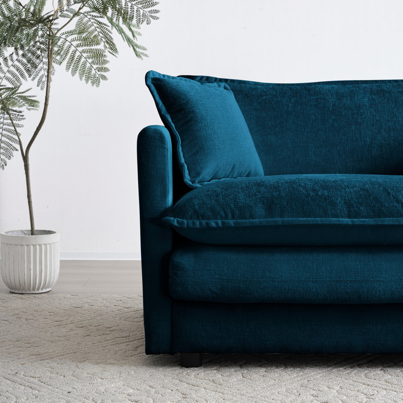 Chenille bleue 4 - Base modulaire en éponge et housse respirante de qualité