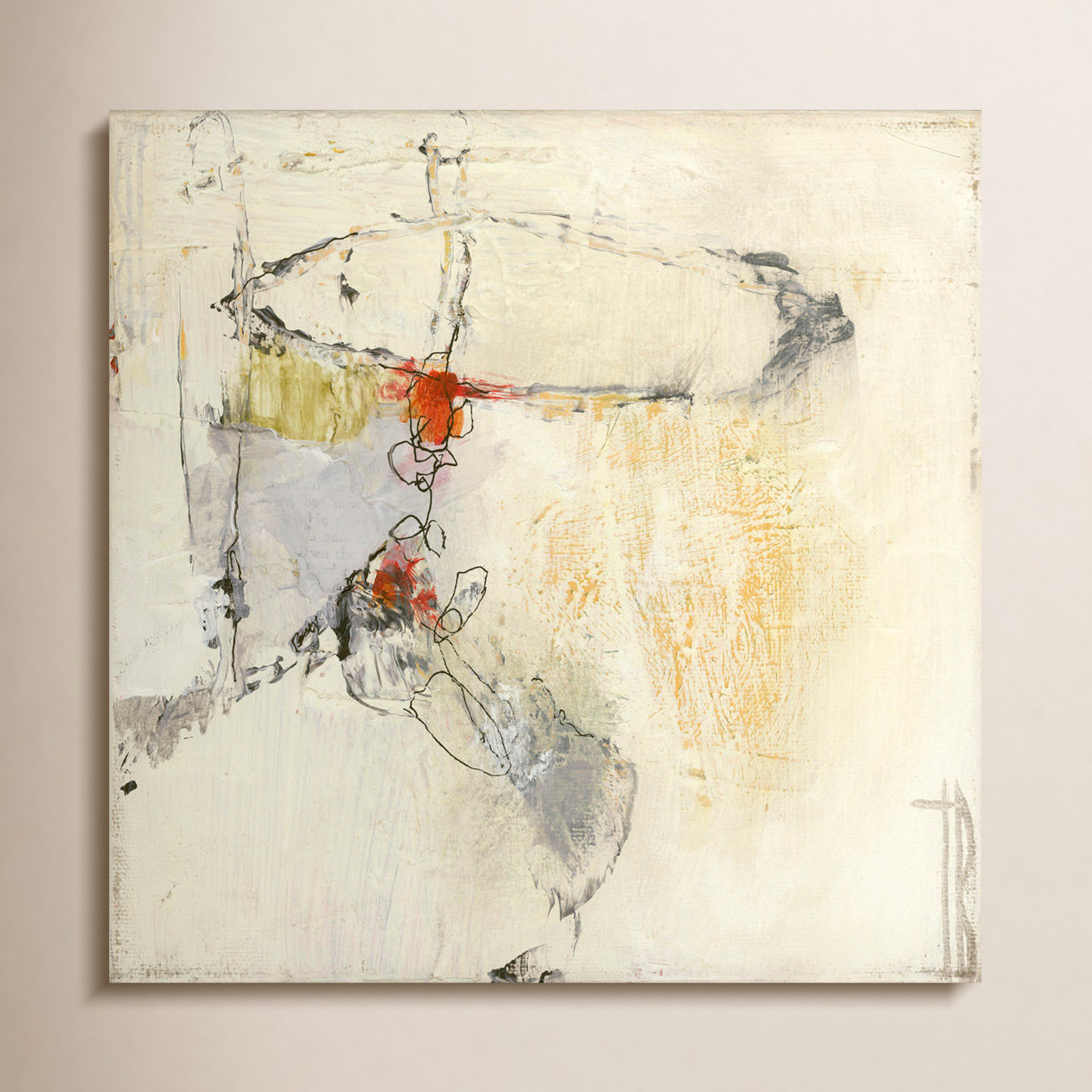 Short Stories II Painting by Terri Burris, 54" H x 54" W x 1.5" D