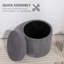 40cm Wide Footstool Ottoman-514360928