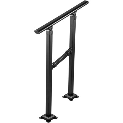 Rampes à main pour les marches extérieures, rampe en fer forgé, ensemble de garde-corps pour porche et escalier