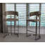 Matera Upholstered Bar Stool with Metal Frame