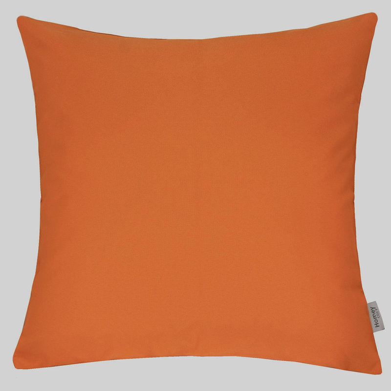 Oreiller Amazon Rainforest - extérieur et intérieur, Carré 20 po, Orange
