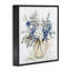 Giclée encadrée de fleurs bleues et blanches, design par Carol Robinson-299404412-299404415