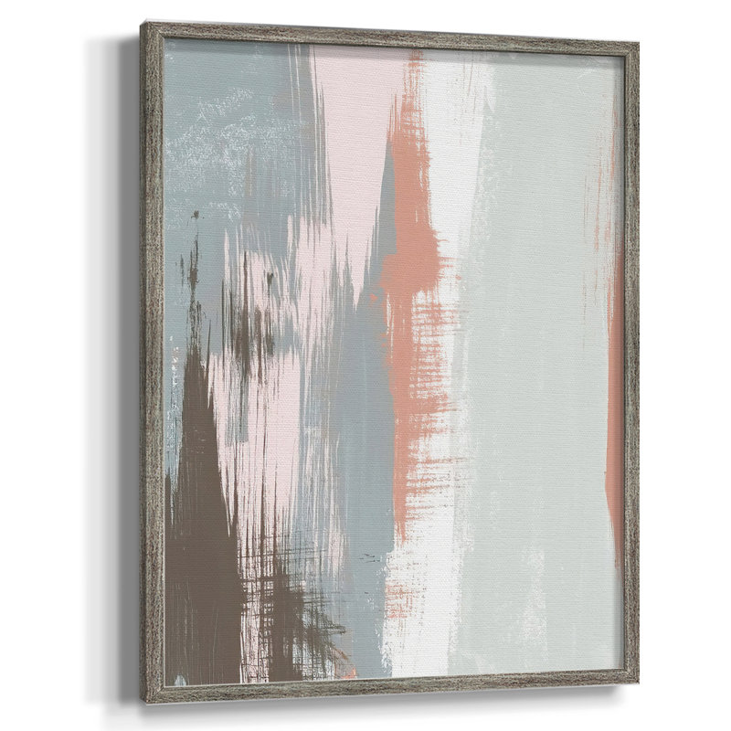 Sandstone Peel I, reproduction encadrée - bois massif, 30" H x 24" W