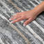 Tapis à rayures cassées de qualité supérieure lavable à la machine Dream Shag ADS75-757375776-757375779