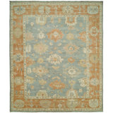 Wool Ikat Area Rug in Blue