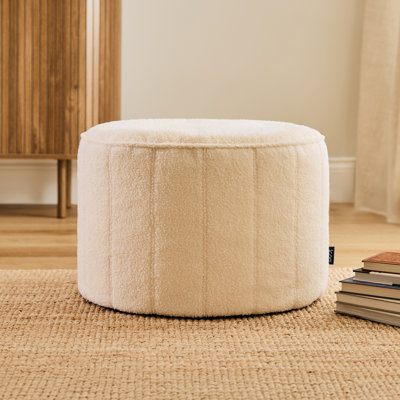 Boucle 55 cm W Boucle Round Pouffe