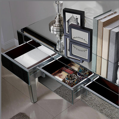Bureau à miroir Darien - Glam - Argent
