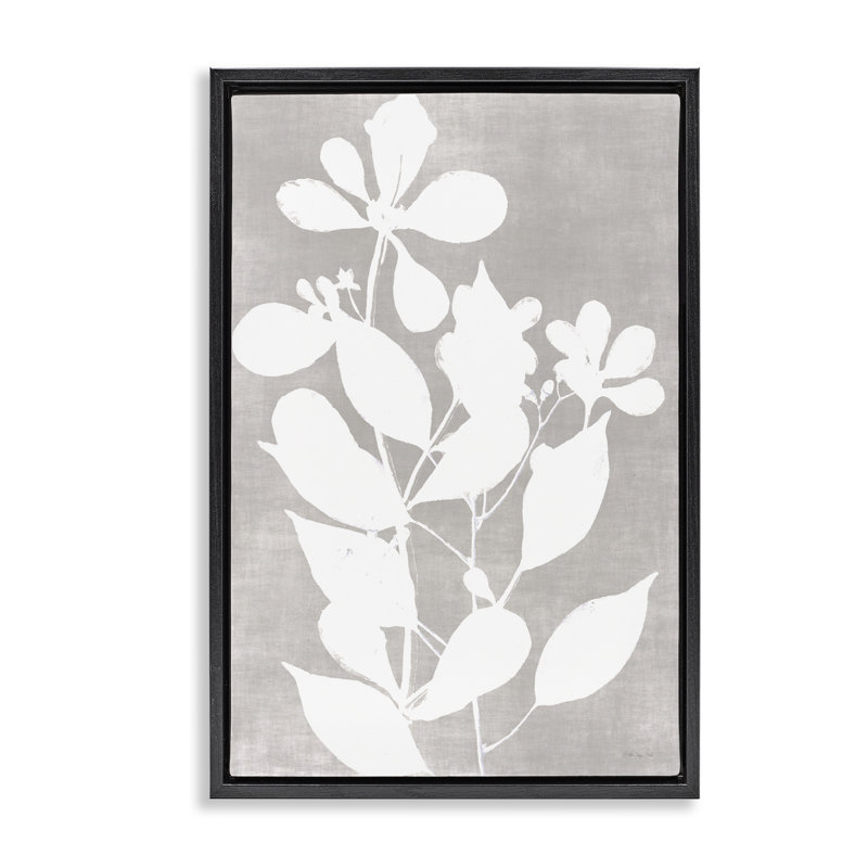 Cadre flottant Minimalist Foliage Impression, design par Stellar Design Studio, H 31 po x l 21 po