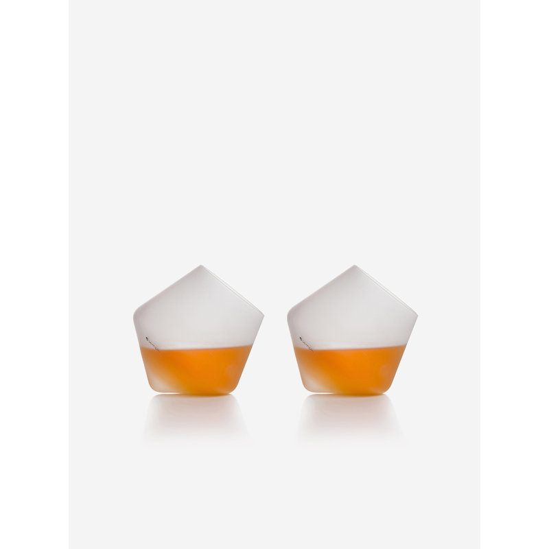 Cupa-Rocks 9.25 oz. Lead Free Crystal Snifter, Frosted