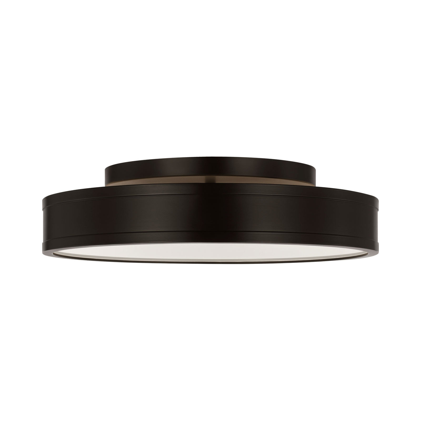 Radcliff Round Semi Flush, 4" H x 16" W x 16" D, Aged Iron