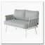 Causeuse et table en acier-1414349487