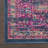 Abbate Oriental Navy Blue/Pink Area Rug-2106580621