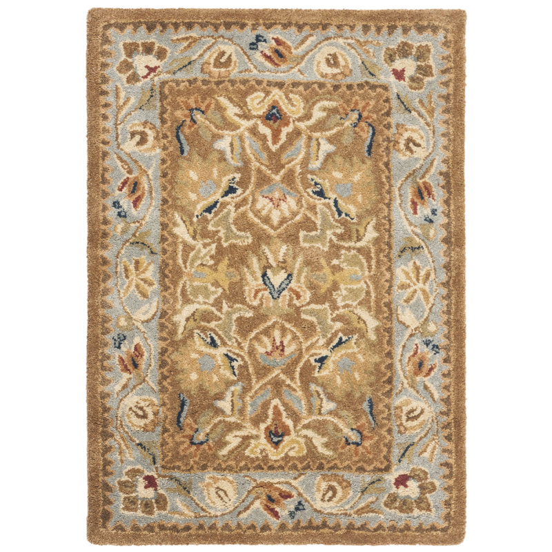 Molter Bergama Hand Tufted Wool Oriental Rug, Rectangle 2' x 3'