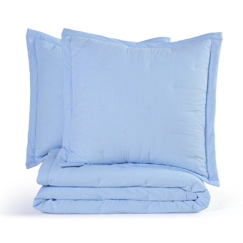 Southern Tide Darien Euro Blue/White Sham