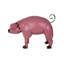 Figurine en métal recyclé porc Maricela